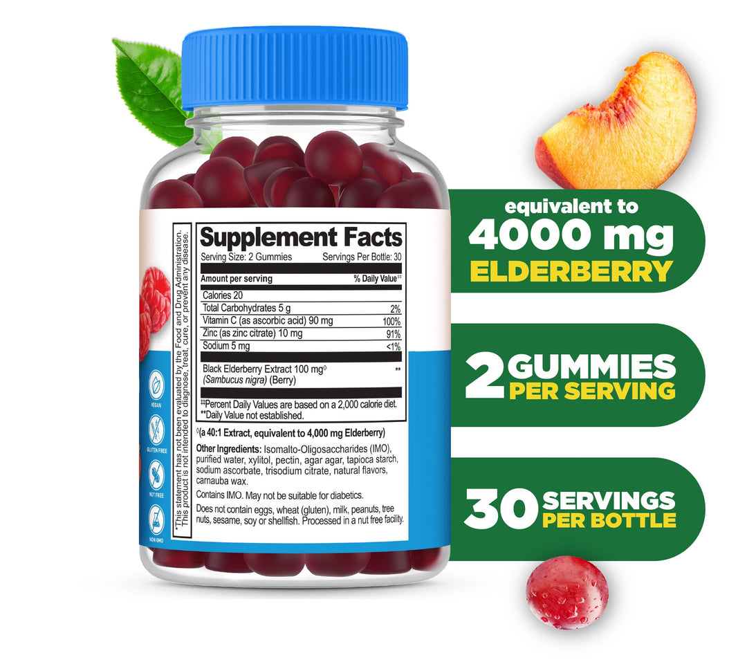 Sugar Free Elderberry Gummies