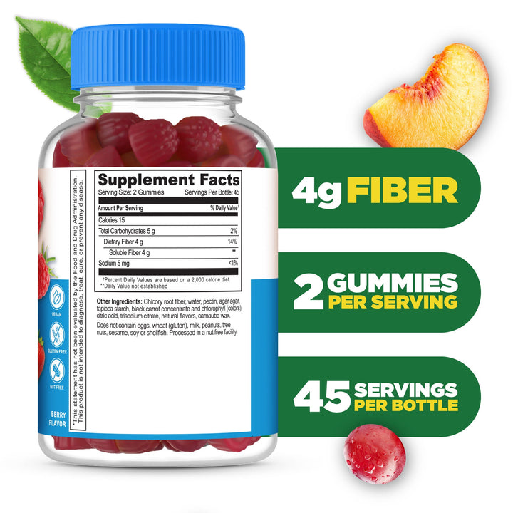 Sugar Free Prebiotic Fiber Gummies