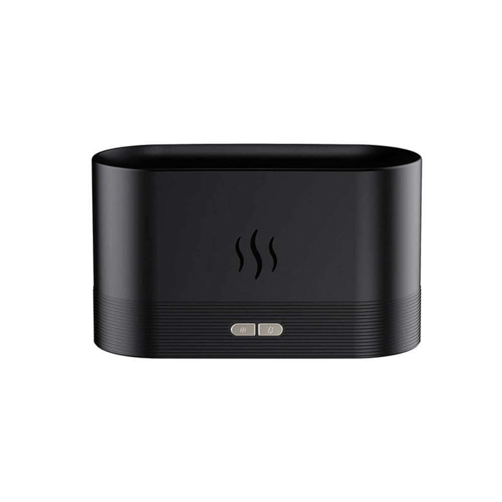Fireplace Flame-Effect Humidifier Lamp
