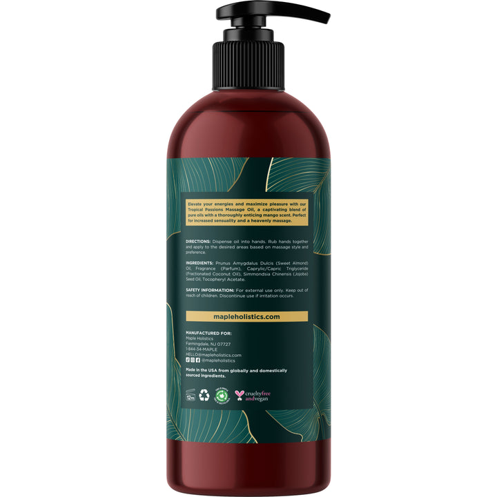 Tropical Passions Massage Oil