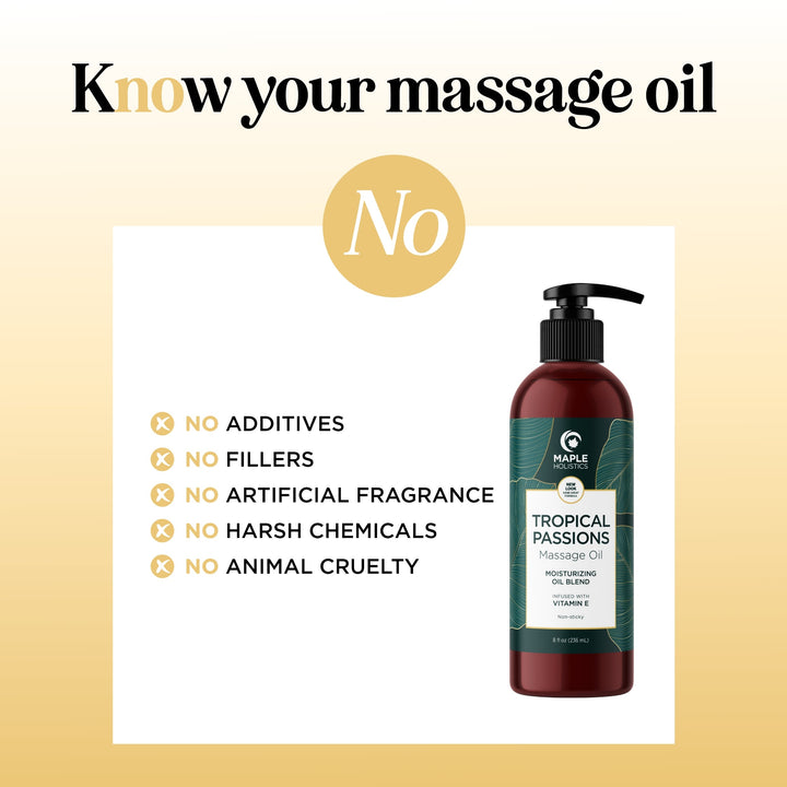 Tropical Passions Massage Oil