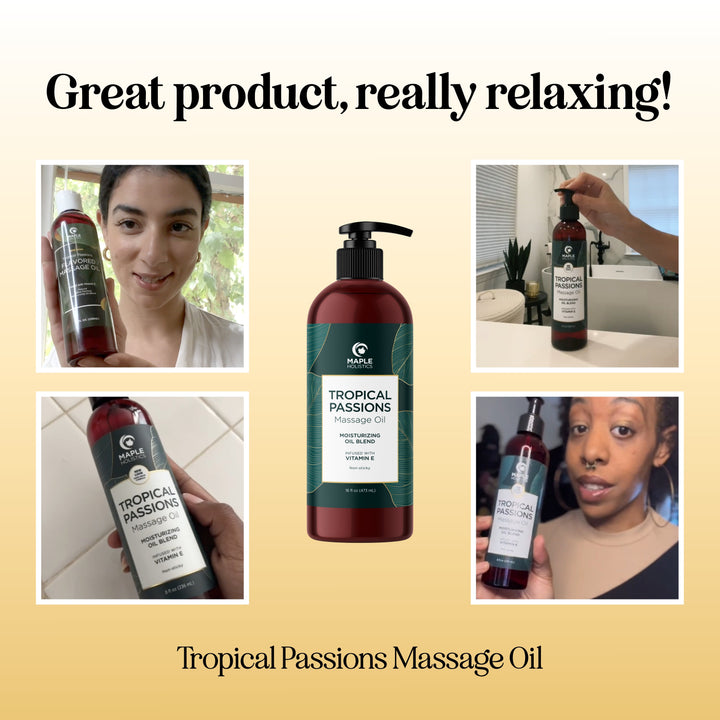 Tropical Passions Massage Oil
