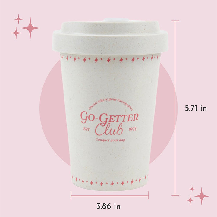 Go-Getter Club 16 oz. Eco-Friendly Coffee Cup - Recycled Coffee Grounds