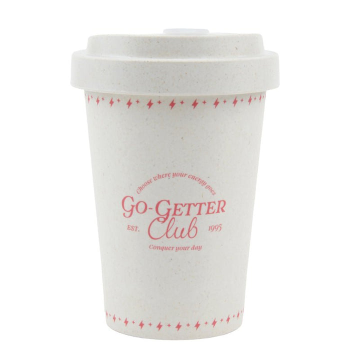 Go-Getter Club 16 oz. Eco-Friendly Coffee Cup - Recycled Coffee Grounds