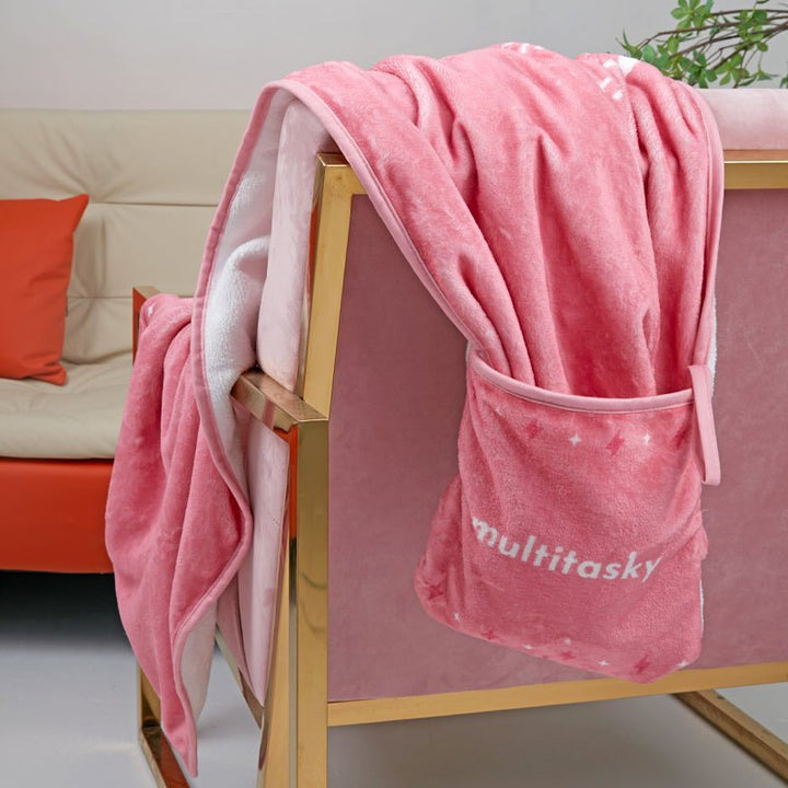 Go-Getter Club Packable Fleece Blanket with Travel Bag