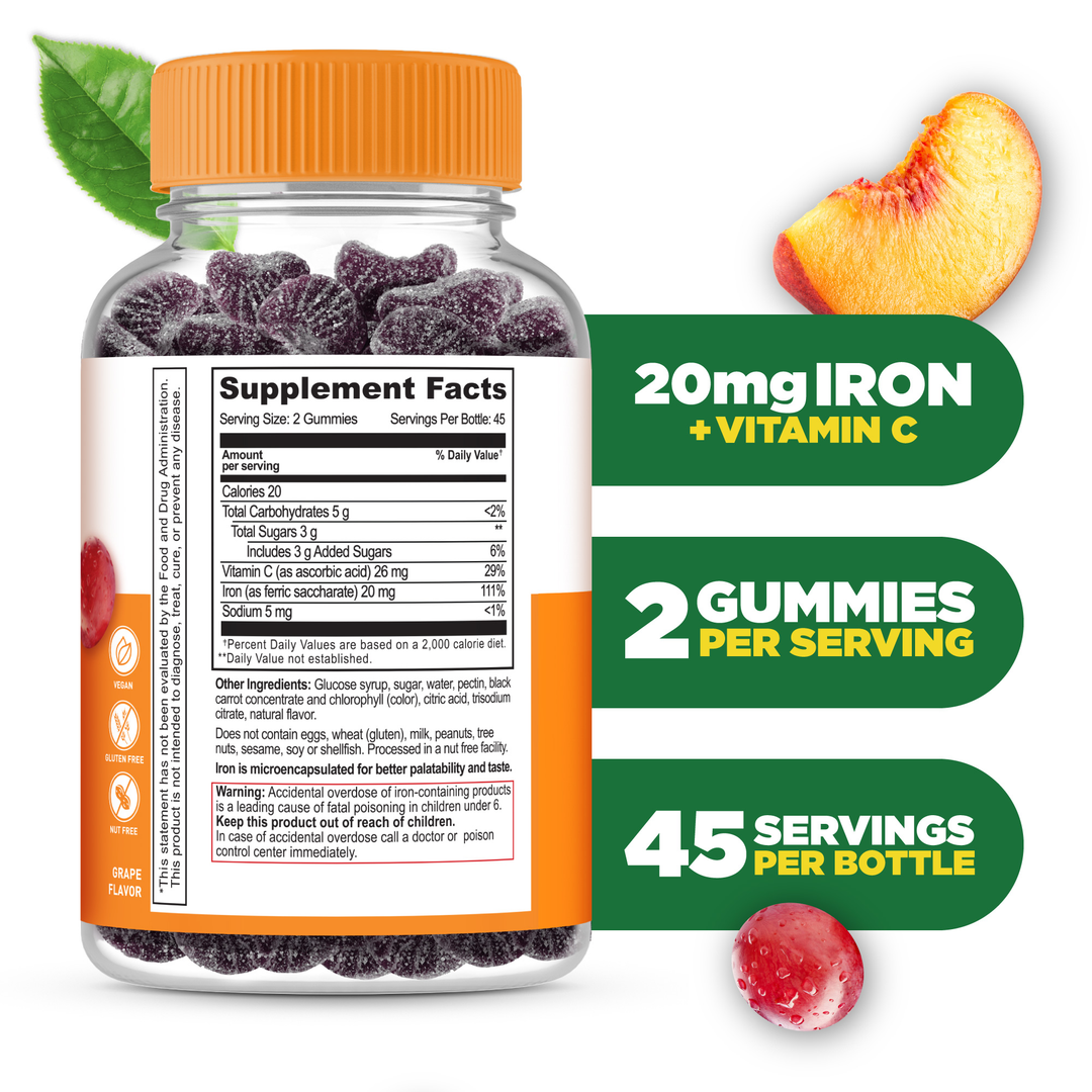 Iron and Vitamin C Gummies