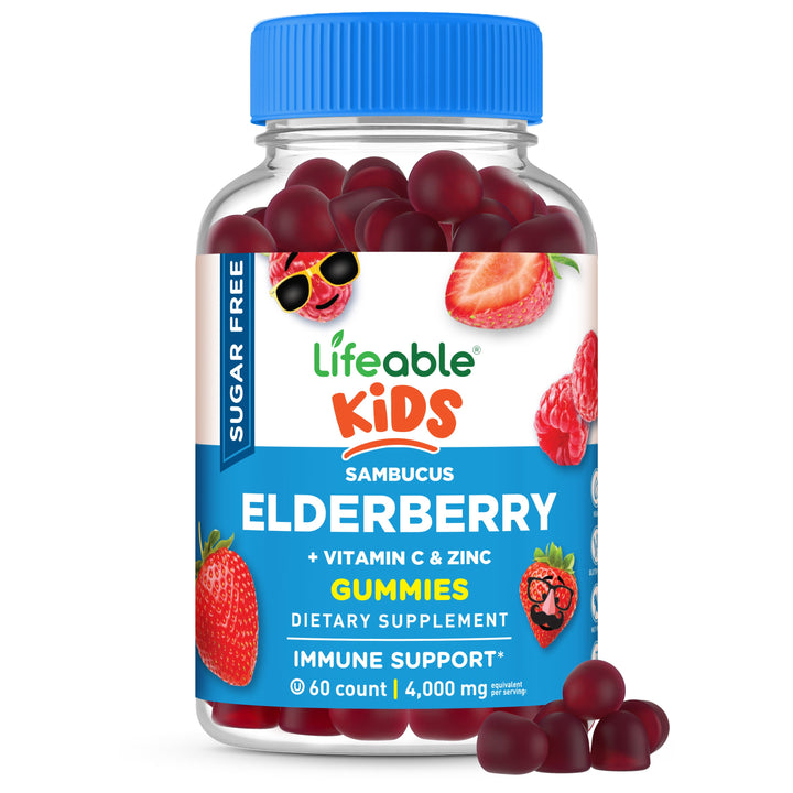 Sugar Free Elderberry Gummies for Kids