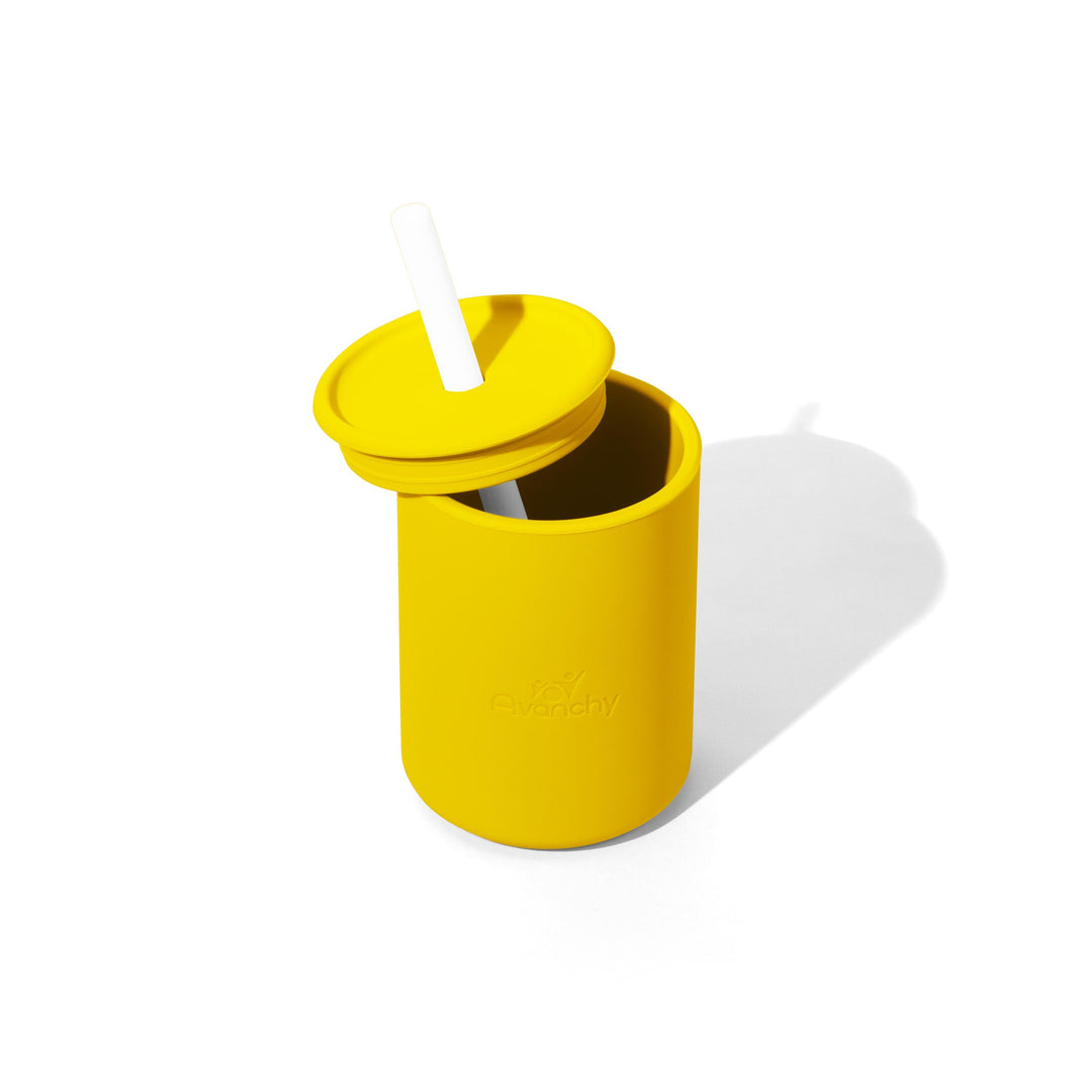 8 oz Medium Sippy Cup + Straw |  Silicone