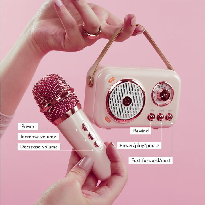 Retro Mini Karaoke Machine