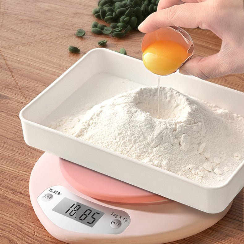 Pink Heart-Shaped Kitchen Scale