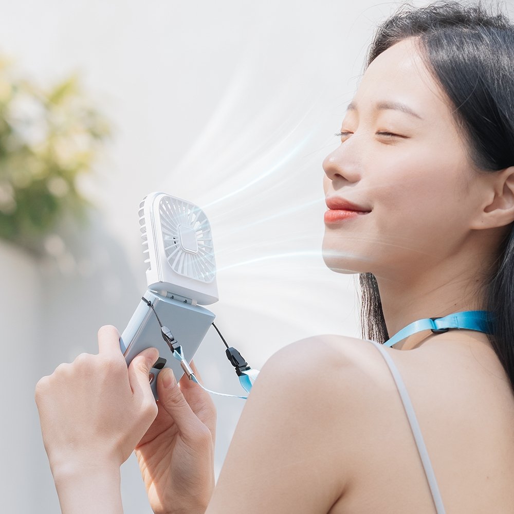 PhonePal 3 in 1 PRO: Cooling Fan + Power Bank + Phone Stand (with Display Panel)
