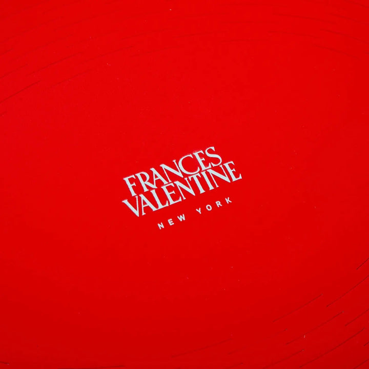 FRANCES VALENTINE LIGHT BLUE/ RED - FISHERMAN'S TOTE