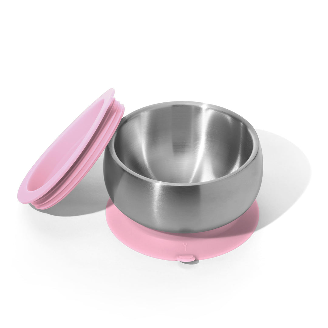 Baby Bowl + Storage Lid | Stainless Steel & Silicone