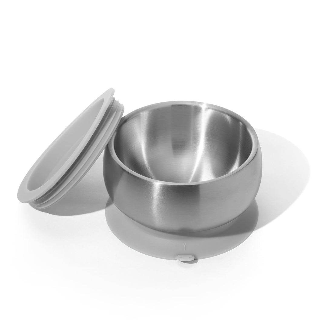 Baby Bowl + Storage Lid | Stainless Steel & Silicone