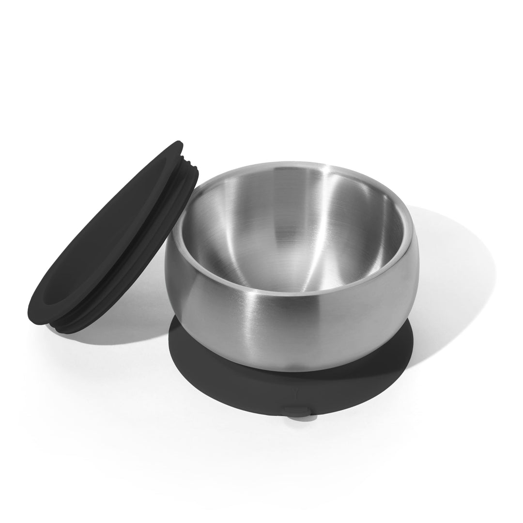 Baby Bowl + Storage Lid | Stainless Steel & Silicone