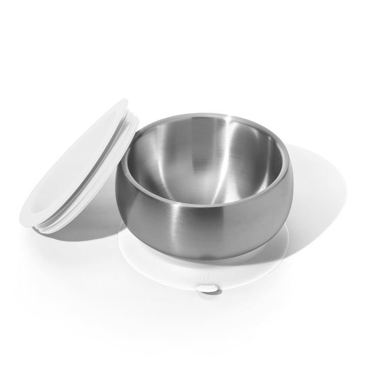 Baby Bowl + Storage Lid | Stainless Steel & Silicone