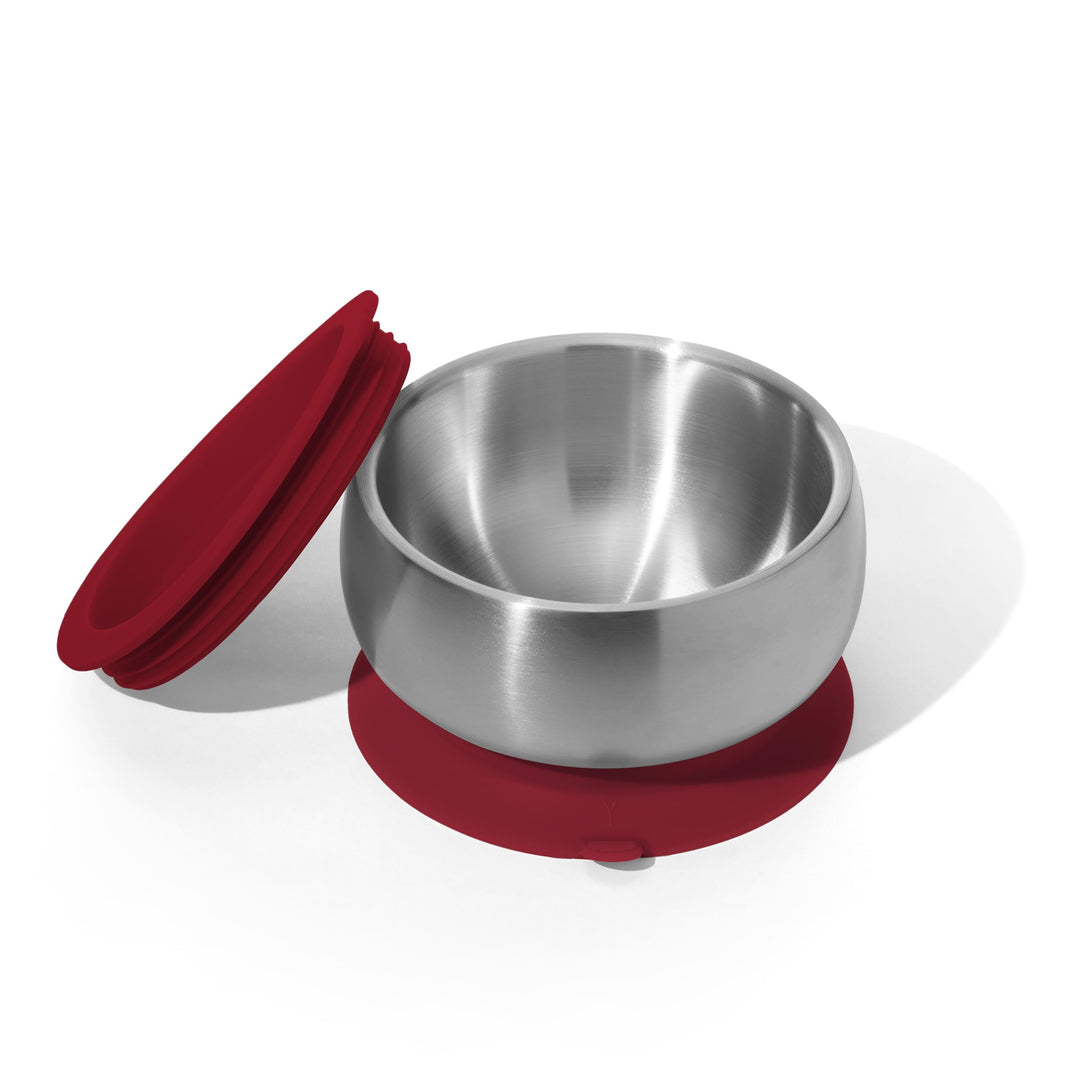 Baby Bowl + Storage Lid | Stainless Steel & Silicone