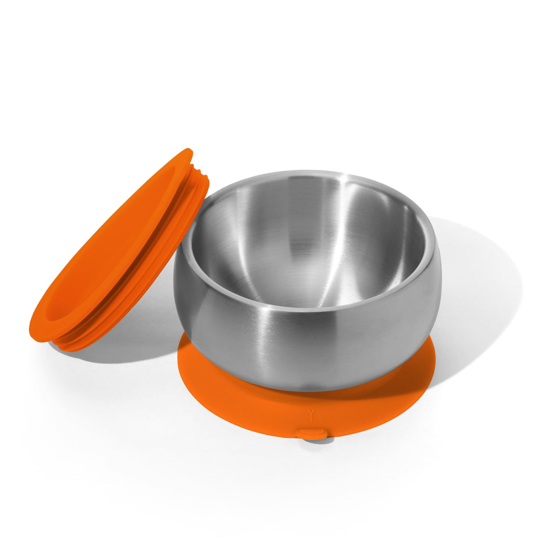 Baby Bowl + Storage Lid | Stainless Steel & Silicone