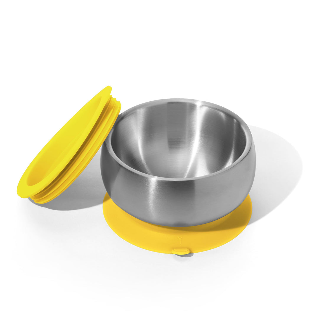 Baby Bowl + Storage Lid | Stainless Steel & Silicone