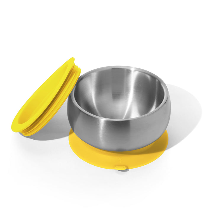 Baby Bowl + Storage Lid | Stainless Steel & Silicone