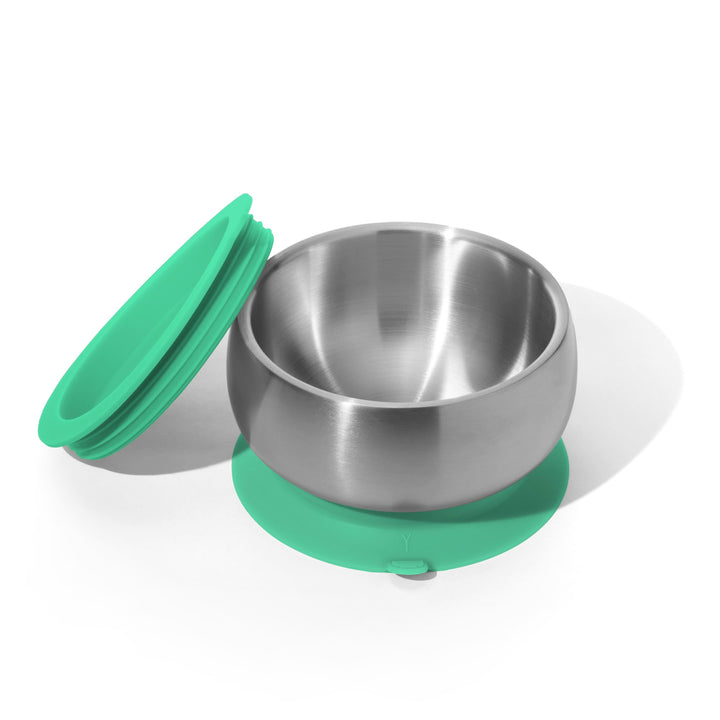 Baby Bowl + Storage Lid | Stainless Steel & Silicone