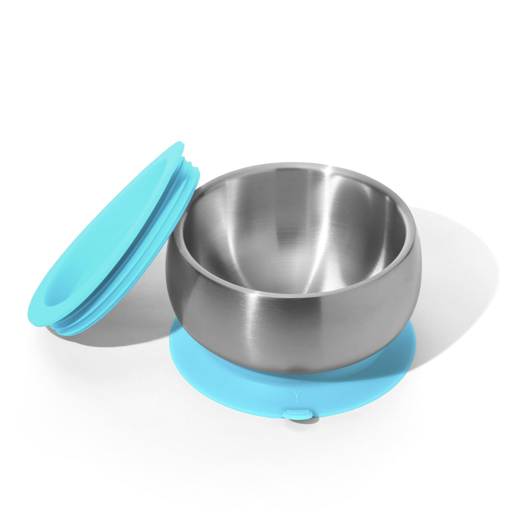 Baby Bowl + Storage Lid | Stainless Steel & Silicone