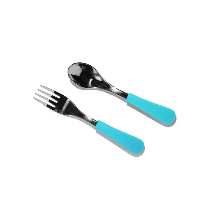 Stainless Steel Training Forks - Baby Led Weaning Fork - BLW 6 months