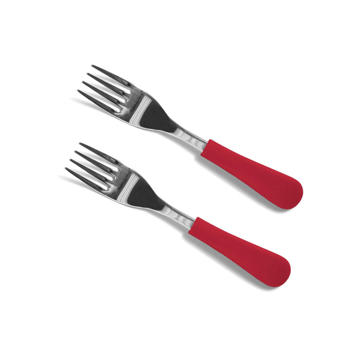 Stainless Steel Training Forks - Baby Led Weaning Fork - BLW 6 months