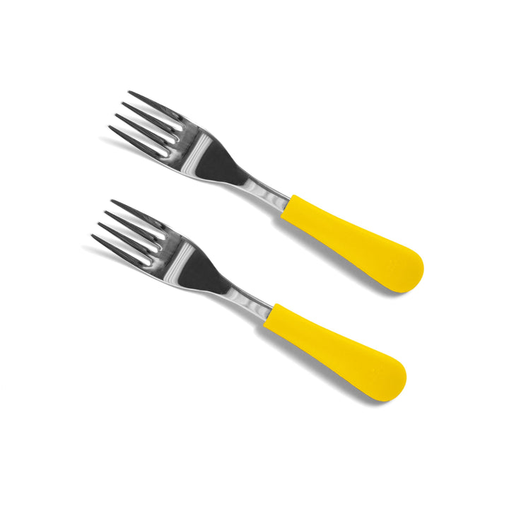 Stainless Steel Training Forks - Baby Led Weaning Fork - BLW 6 months