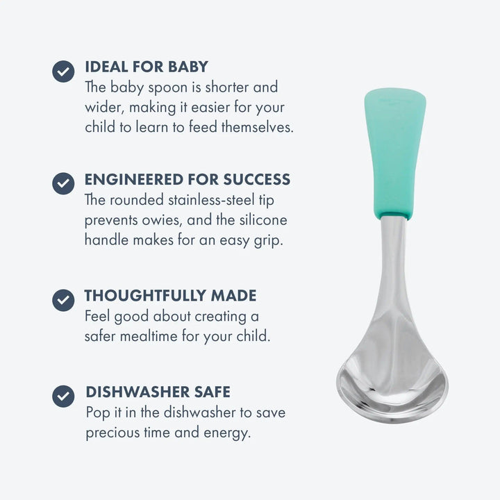Stainless Steel Training Forks - Baby Led Weaning Fork - BLW 6 months