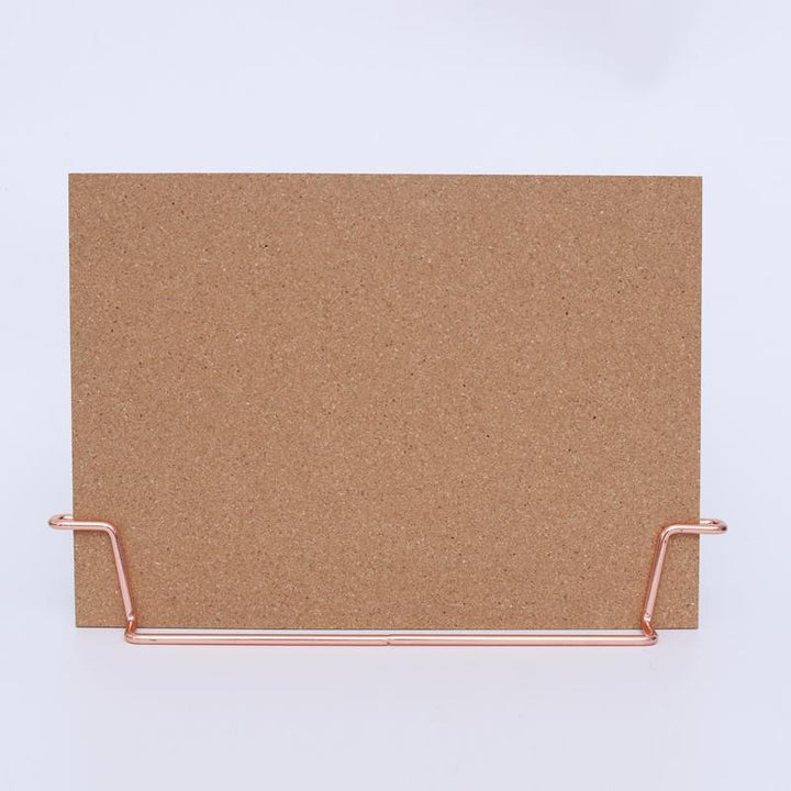 Standing Cork Bulletin Board - Rose Gold/Gold