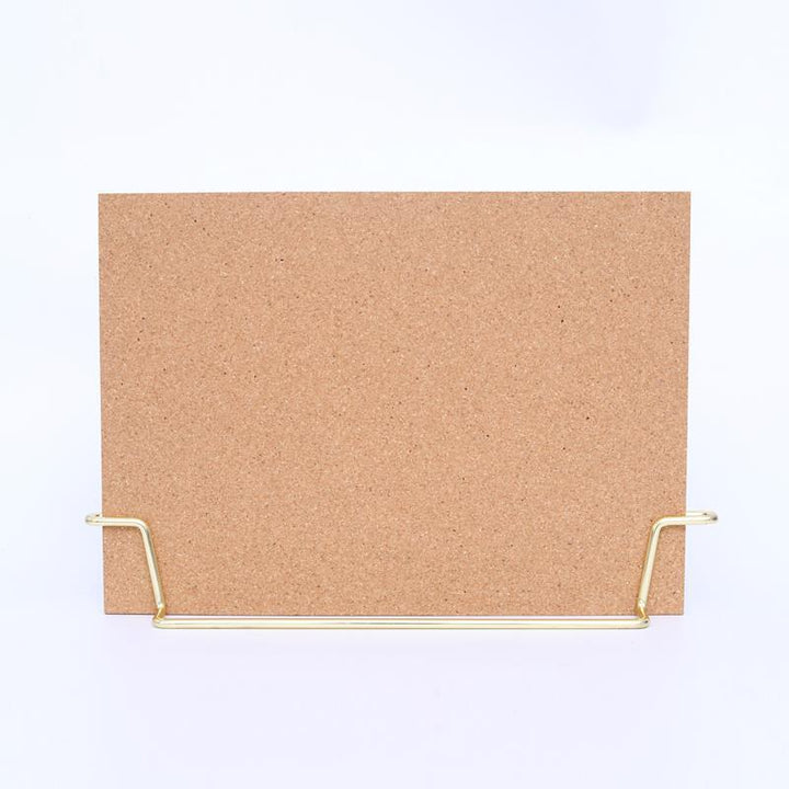 Standing Cork Bulletin Board - Rose Gold/Gold