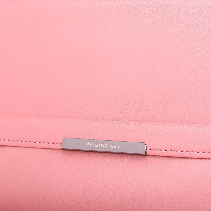Transformable Vegan Leather Laptop Bag Set (Laptop Stand)