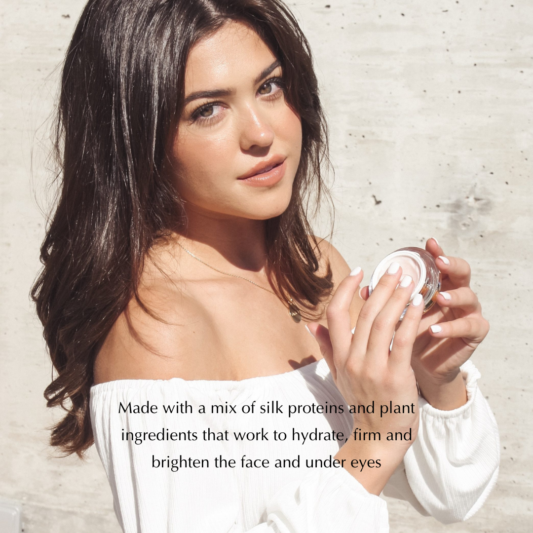 Vegan EpiSilk, Crystal Wrinkle Smoothing Face Cream - Intense Brightening and Firming Wrinkle Fix for Sensitive Skin