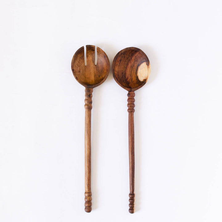 Hand Carved Wooden Spoon - Donna Jean Serving Spoons
