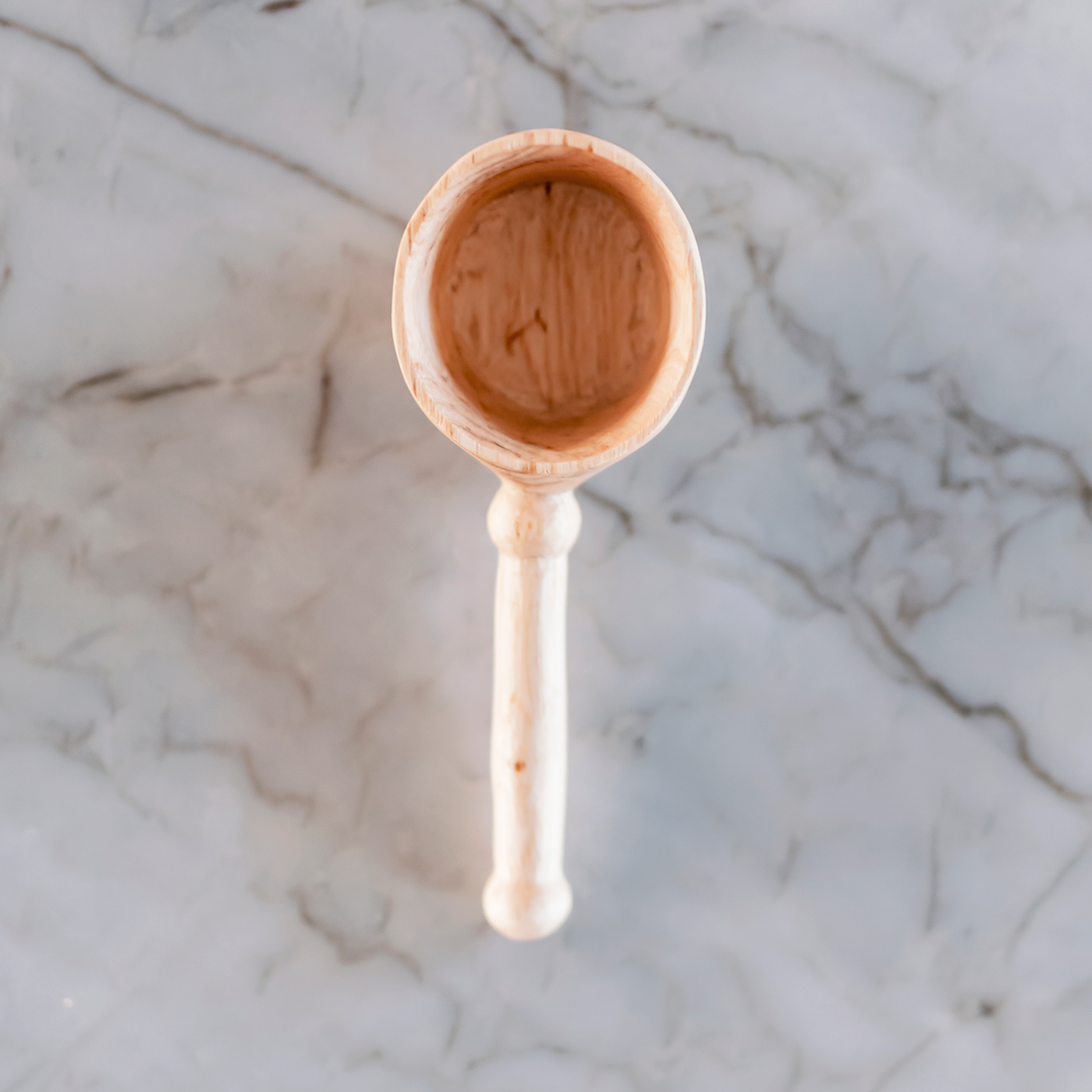 Hand Carved Wooden Spoon - Gentry Coffee Scoop