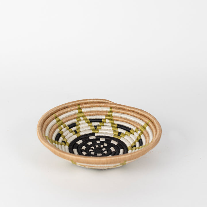 Boutique Vestine Green Woven Bowls