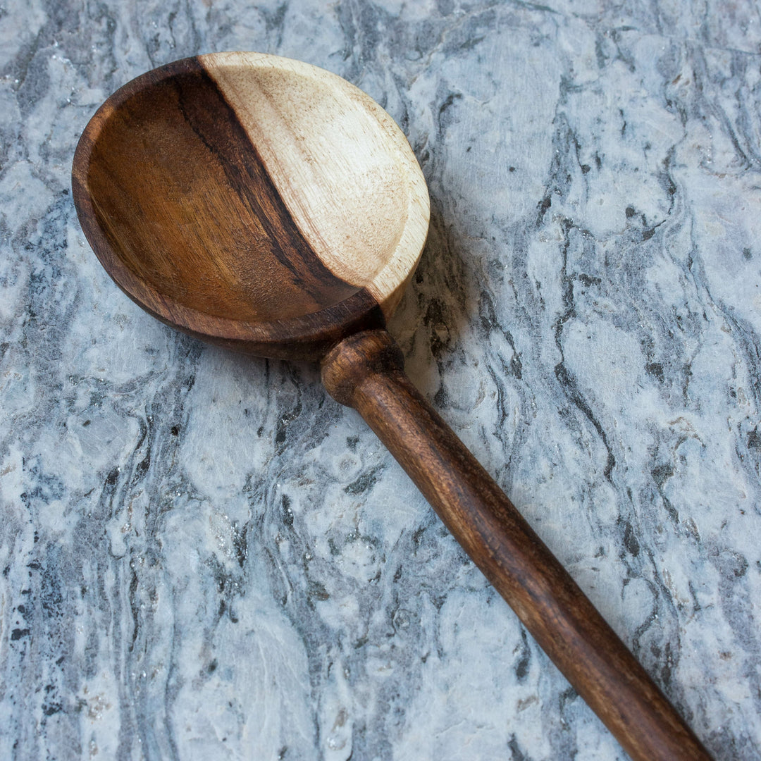 Hand Carved Wooden Spoon - Kendal Large Scoop