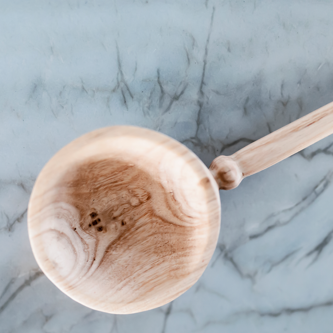 Hand Carved Wooden Spoon - Kendal Large Scoop