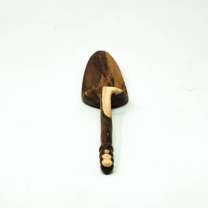Hand Carved Wooden Spoon - Faye Pie Server