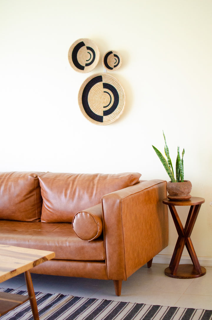 Modern Neutral Woven Wall Hanging - Trio Tea