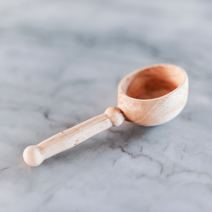 Hand Carved Wooden Spoon - Gentry Coffee Scoop