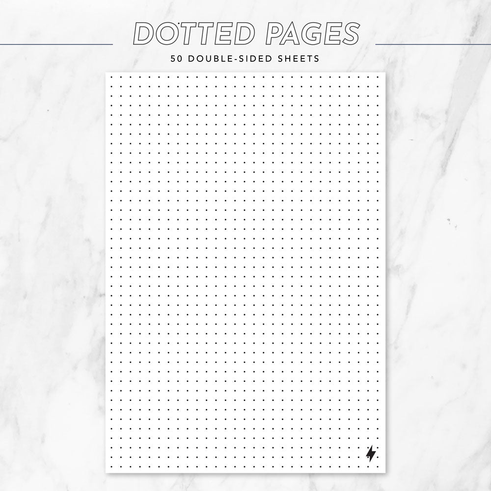 Vegan Leather Organizational Notebook/Journal A5/A6 (3 Paper Options)