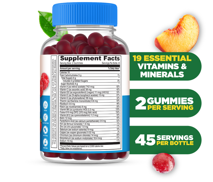 Sugar Free Multivitamin Gummies for Men
