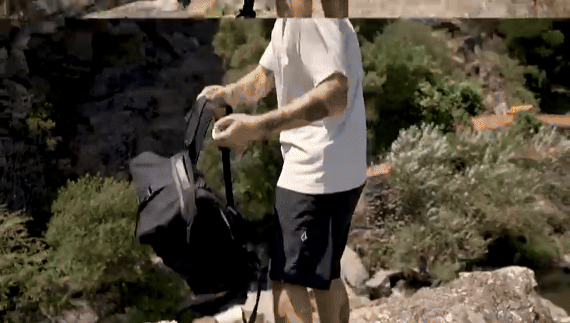 Nomad Backpack in Full Black